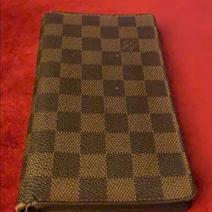 Louis Vuitton used check book